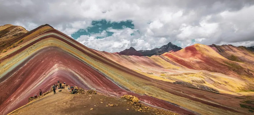 Franjas de colores de la Montaña de Colores (Vinicunca)